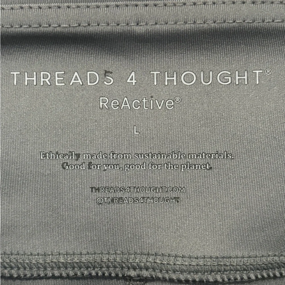THREADS 4 THOUGHT Rita Core Performance Green/Blue Leggings - Size L - Picture 7 of 8